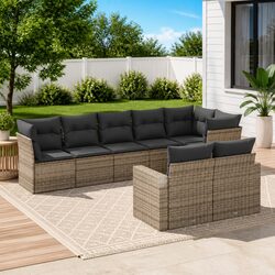 Friendly 8-Piece Garden Sofa Set for Your Outdoor Space