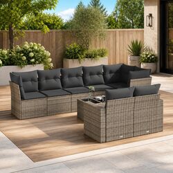 Your Friendly 9 Piece Garden Sofa Set Awaits You