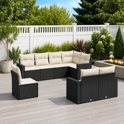 Your New Favorite Outdoor Sofa Set: 8 Pieces in Black