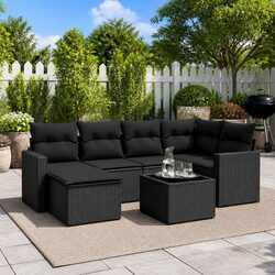 Create Your Outdoor Oasis with This 7 Piece Sofa Set