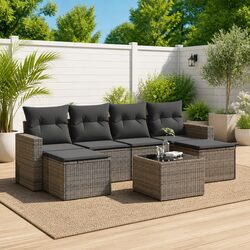 Discover Your New 7 Piece Modular Garden Sofa Set