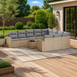 Friendly 11 Piece Garden Sofa Set for Outdoor Enjoyment