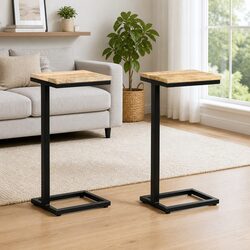 Side Tables 2 pcs End Table Accent Furniture Living Room Bedroom Decor Set