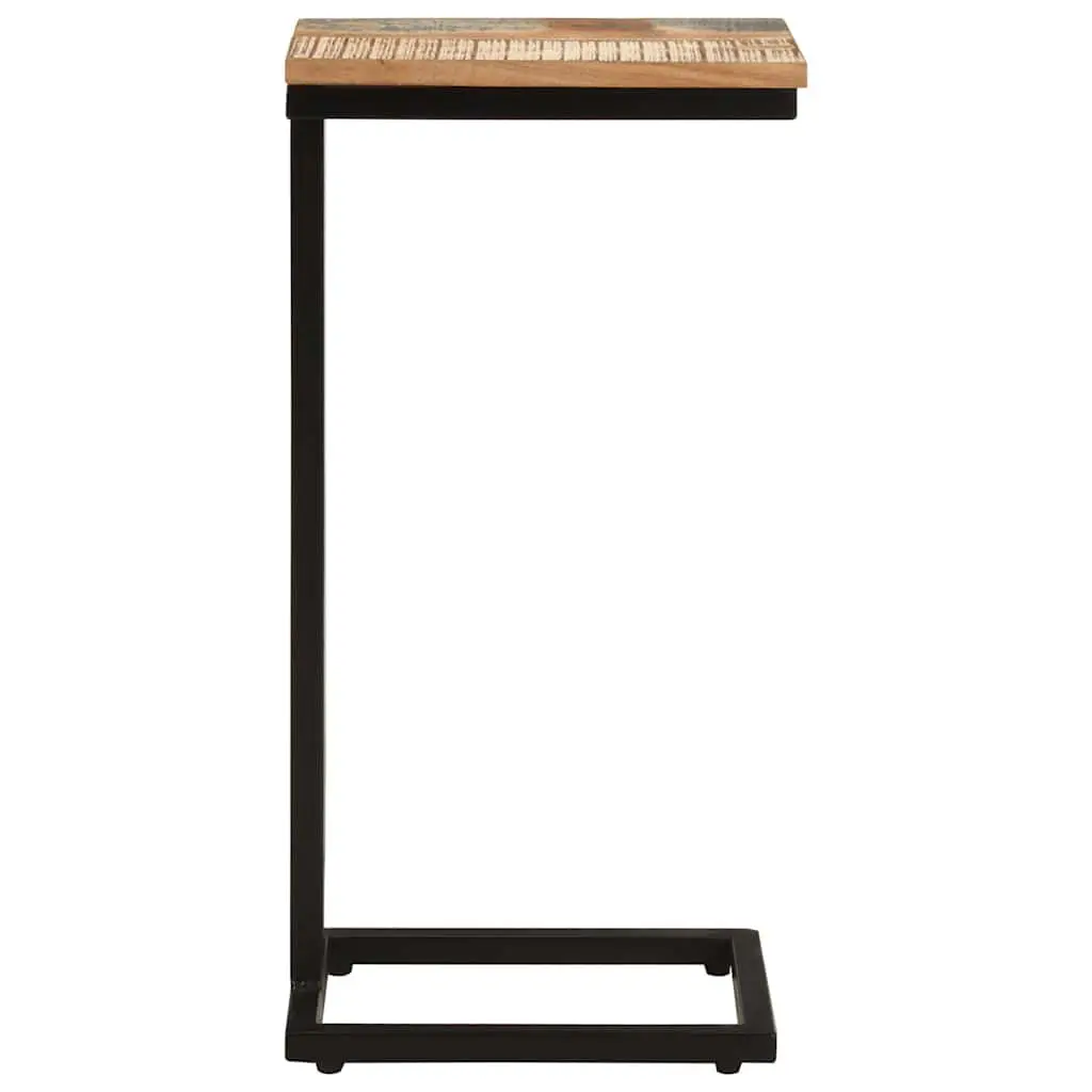 End Table Solid Reclaimed Wood Brown 2 pcs