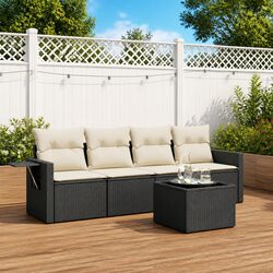 Friendly 5 Piece Garden Sofa Set with Cushions for You