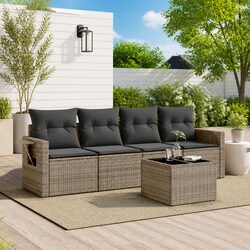 Your New Favorite Outdoor Sofa Set: 5 Piece Grey Set