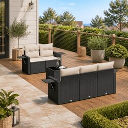 Your Ideal 6-Piece Garden Sofa Set Awaits