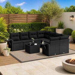 Your New Favorite Garden Sofa Set – 9 Pieces Included!