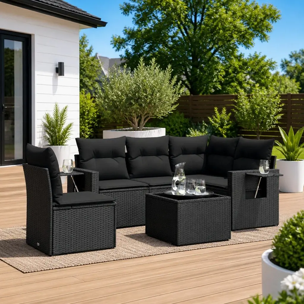 6 Piece Outdoor Sofa Set