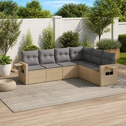 Make Your Patio Inviting with 6-Piece Sofa Set