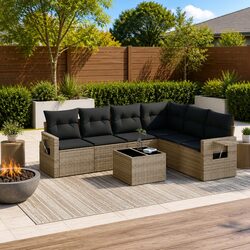 Discover the Comfort of Our 7 Piece Garden Sofa Set