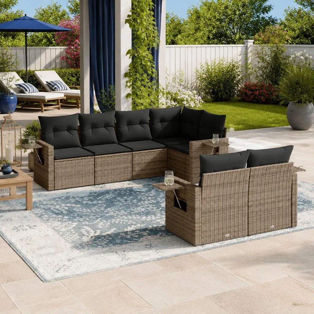 7 Piece Garden Sofa Set