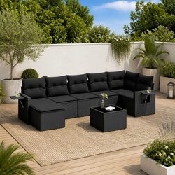Create Your Perfect Outdoor Space with This 8-Piece Sofa Set