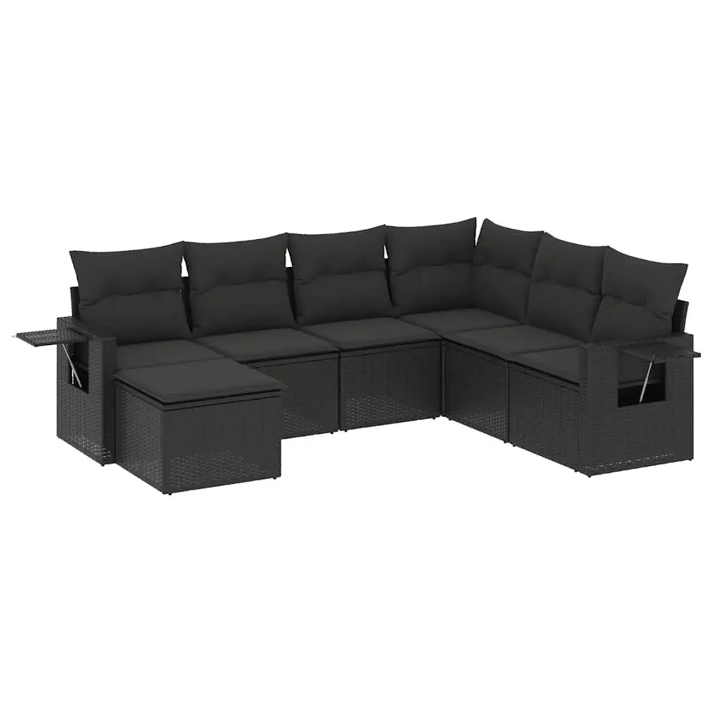 Garden Sofa Set 7 Piece Outdoor Furniture Patio Lounge Seating with Cushions