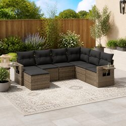 Enjoy Your Outdoors: 7-Piece Garden Sofa Set