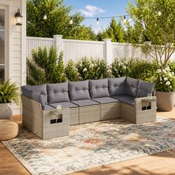 Cozy 7-Piece Garden Sofa Set for Your Outdoor Comfort