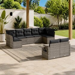 Invite Comfort with Your 9 Piece Outdoor Sofa Set