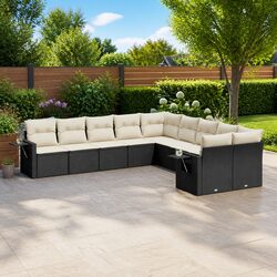 Your Friendly 10-Piece Garden Sofa Set with Cushions