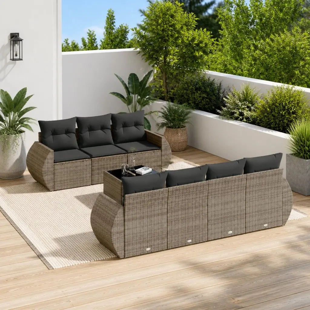 8-Piece Garden Sofa Set for Outdoor Relaxation