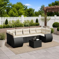 Your Ideal Outdoor Sofa Set: 8-Piece Modular Design