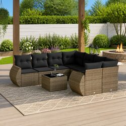 Create Your Outdoor Oasis with a 9-Piece Sofa Set