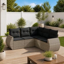 Make Your Outdoor Space Inviting with This 5 Piece Sofa Set