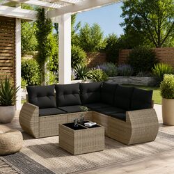 Enjoy Your Outdoors with a 6 Piece Grey Garden Sofa Set