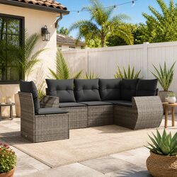 Your New 5 Piece Garden Sofa Set with Cushions Awaits