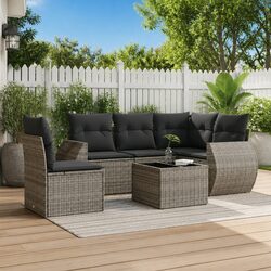 Friendly 6-Piece Modular Garden Sofa Set for You