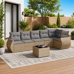 Your New 7-Piece Outdoor Sofa Set Awaits You!