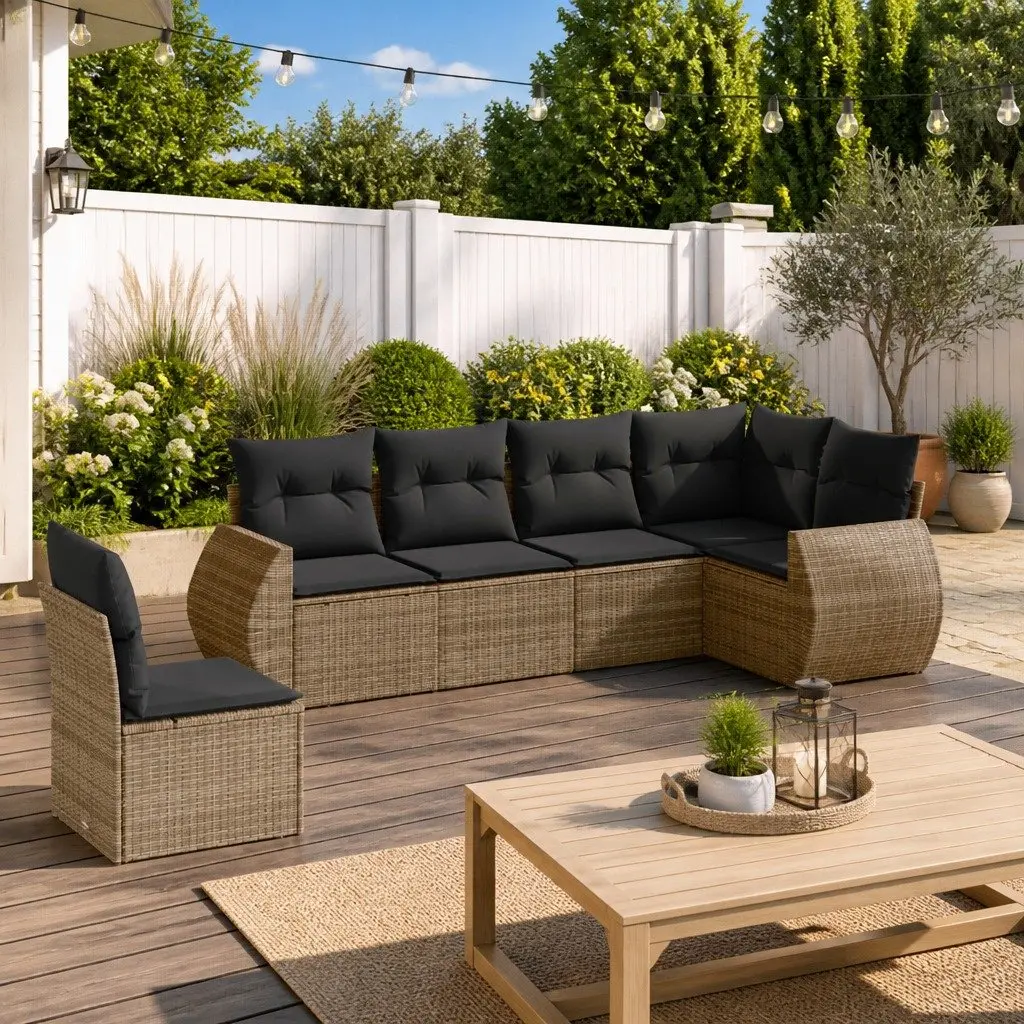 6-Piece Garden Sofa Set