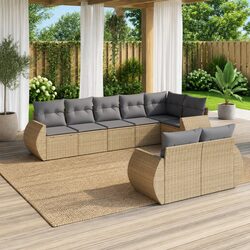 Friendly 8 Piece Sofa Set for Your Outdoor Space