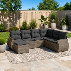 Create Your Outdoor Retreat with 7-Piece Sofa Set