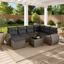 You're Going to Love This 8 Piece Outdoor Sofa Set