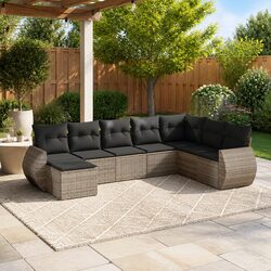 Your Perfect 8 Piece Grey Outdoor Sofa Set Awaits