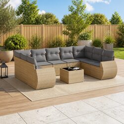Friendly 10-Piece Outdoor Sofa Set for Your Garden