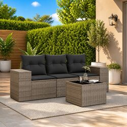 Friendly Grey Outdoor Sectional Sofa Set for You