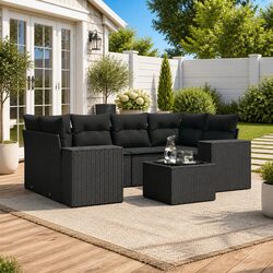 Your Outdoor Oasis Awaits with This 7-Piece Sofa Set