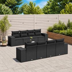 Friendly 9-Piece Modular Outdoor Sofa Set for Your Home