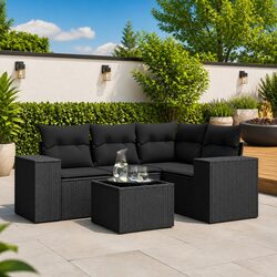 Your Perfect 5 Piece Outdoor Sofa Set in Black