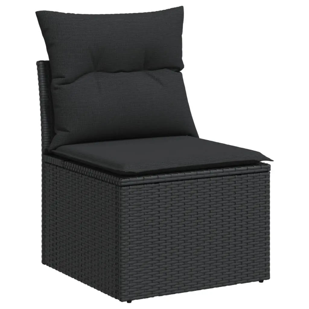 5 Piece Outdoor Sofa Set in Black