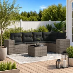 Friendly 6-Piece Modular Outdoor Sofa Set