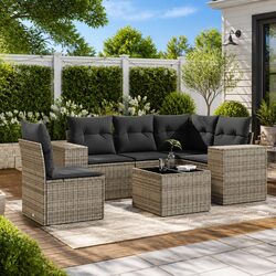 Your Outdoor Companion: 6-Piece Garden Sofa Set