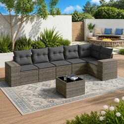Your Perfect 7 Piece Garden Sofa Set Awaits