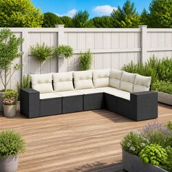 Discover a 6-Piece Garden Sofa Set for Relaxation and Style