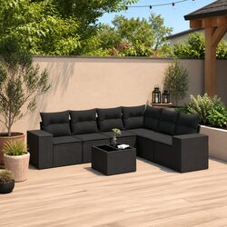 Friendly 7 Piece Outdoor Garden Sofa Set for You