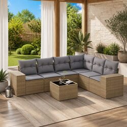 Your Ideal 7 Piece Outdoor Sofa Set Awaits