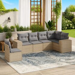 Make Your Outdoor Area Inviting with This 6 Piece Sofa Set