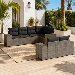 Your Ideal 7 Piece Garden Sofa Set Awaits