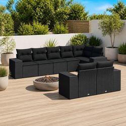 Make Your Outdoor Area Inviting with 8 Piece Garden Sofa Set